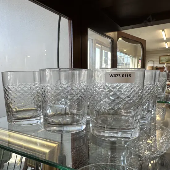 Crystal Scotch Glasses