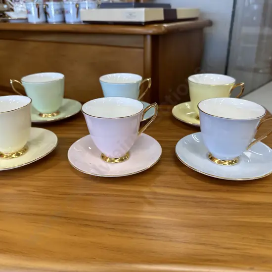 Set Of Six Royal Albert Duos