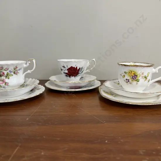 Royal Albert Trios x3