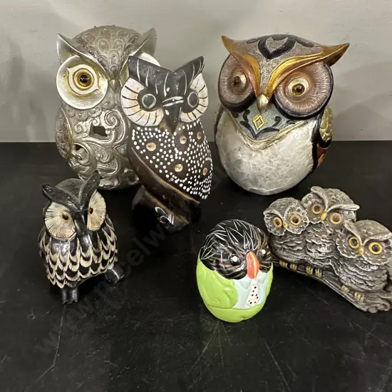 Selection of Owl Ornaments