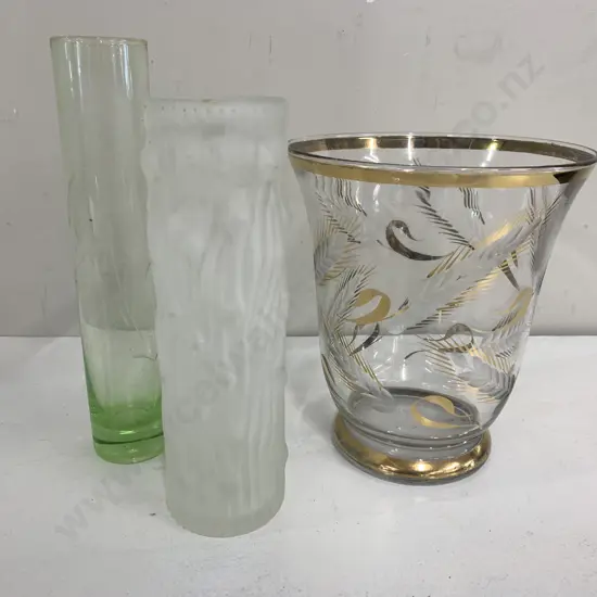 Selection Of Vintage Glass Vases