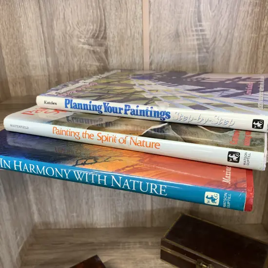 Assortment Of Painting Books Including In Harmony With Nature, Painting The Spirit Of Nature & Planning Your Paintings 
