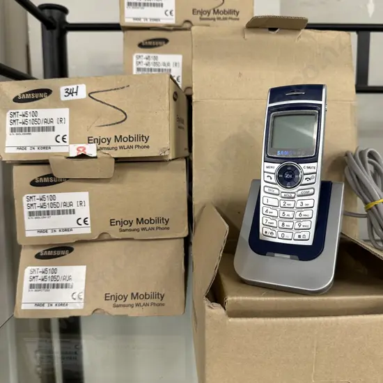 Lot of 14 Samsung WLAN Cordless Phones WIP-5000M (KPIA24SEW2/ANZ)