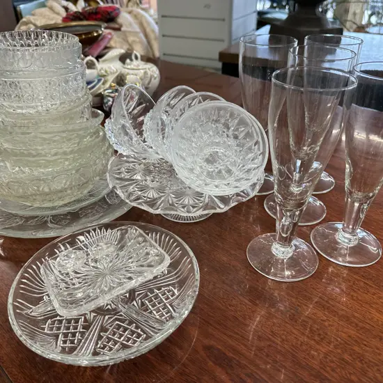Large Selection Of Glasses And Glassware 