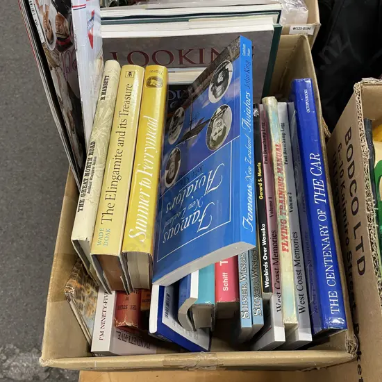 Selection Of Books Including Aviation, The Car, The Past Today Etc