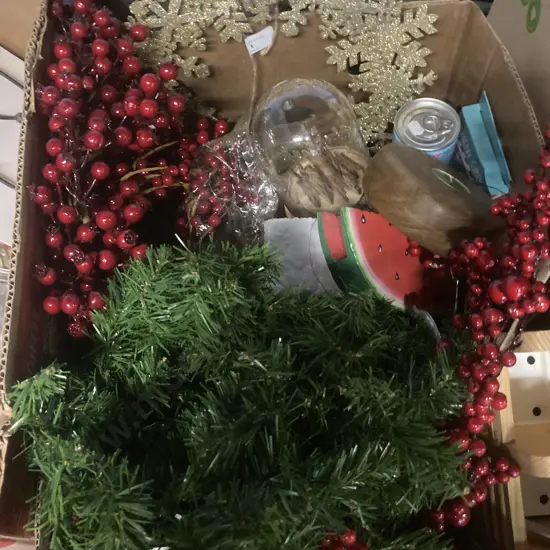 Selection Of Christmas Decorations