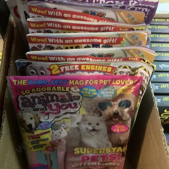 Box Lot New Kids & Adults Magazines