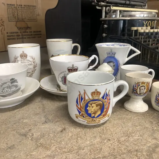 Selection of Royalty China Items Including Queen Elizabeth II, King Edward VII Etc (Some AF)