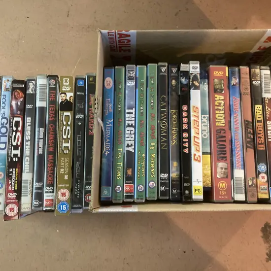 Selection Of DVDs Box Lot