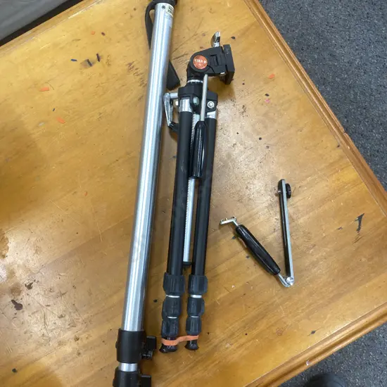 Star-D S6 Vintage Tripod, Ultima Adjustable Tripod Camera Mount - Made In Japan, And A Liteweight Adjustable Monopod