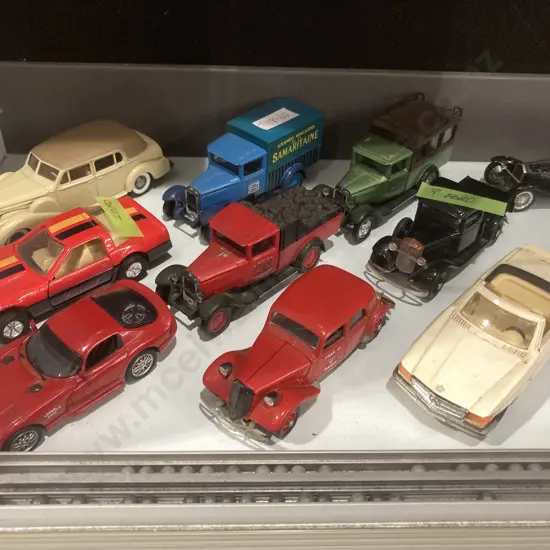 Vintage Diecast Model Vehicles x 10