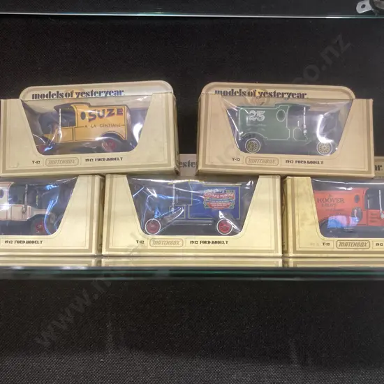 Vintage Matchbox Models of Yesteryear Boxed x 5