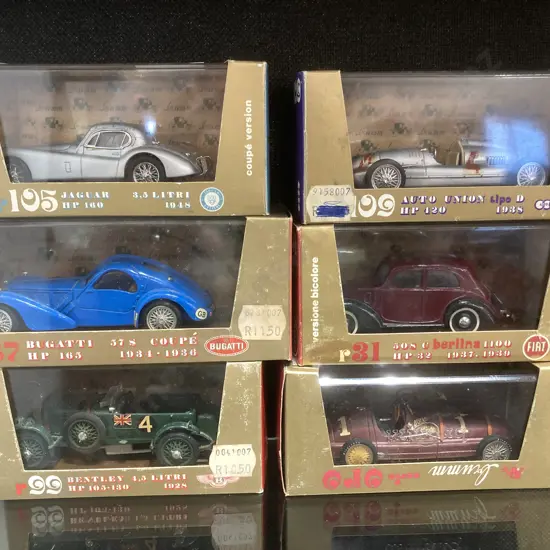 Vintage Boxed Brumm Diecast Vehicles x 6
