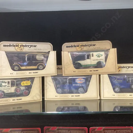 Vintage Matchbox Models of Yesteryear Boxed x 5