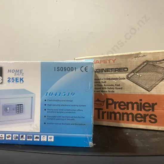 New BOB Home Safe 25EK, 25x35x25 With a Premier 10" Trimmer