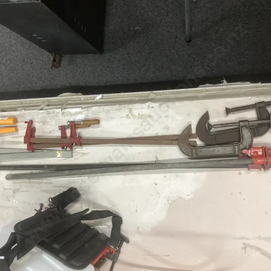 Lot of Eight Assorted Clamps