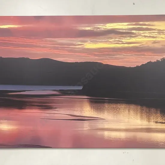 Sunset Scene On Canvas, 60 x 90cm