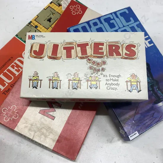 Vintage Games Including Monopoly, Cluedo, Magic Robot Etc