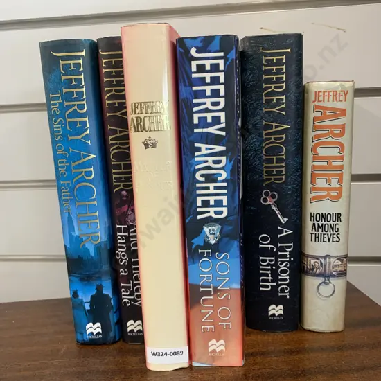 Lot Of Six Jeffrey Archer Books