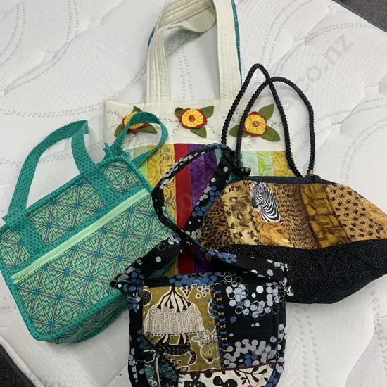 Assortment Of Vintage Patchwork Bags