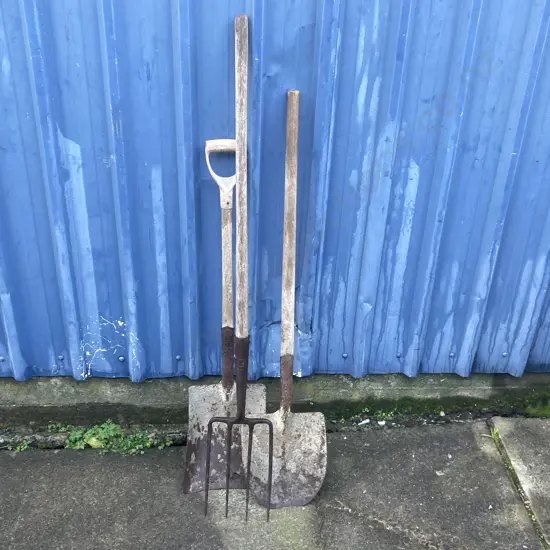 Long Handle Garden Fork, Wide Mouth Shovel, Shovel