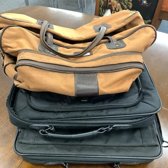 Black Laptop Bags x 2 & Carry Bag