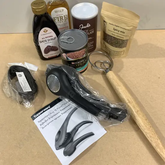 Tupperware Zest N Press Gadget, Grater, All Dale Syrup, Hot Chocolate Etc