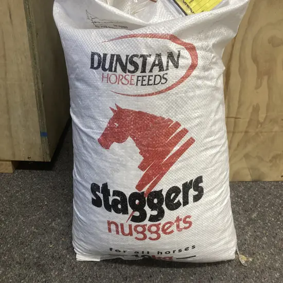 10Kg Bag Dunstan Horse Feeds Staggers Nuggets