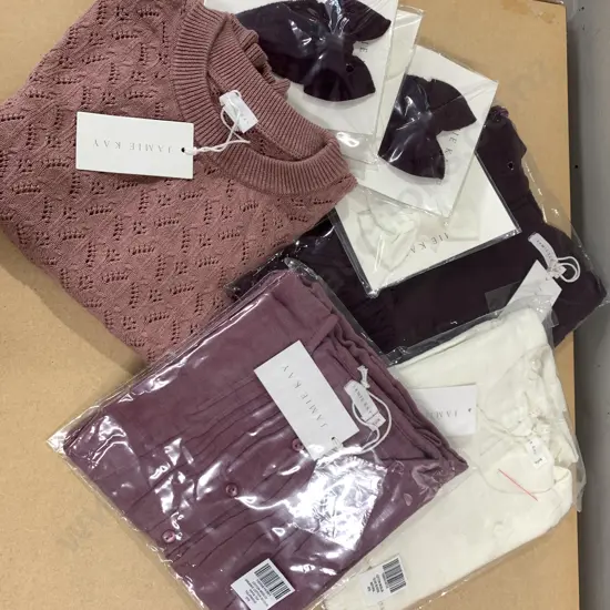 New Jamie Kay Cotton Muslin Blouses, Dress, Short Sleeve Knitted Top 5-6 & Bows