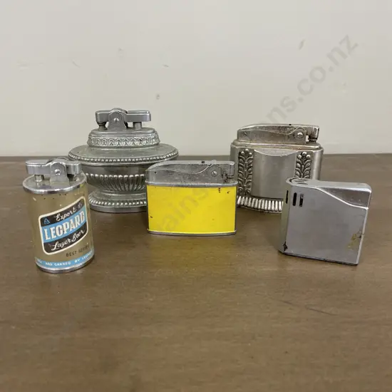 Assorted Vintage Lighters incl Bic, Ronson etc