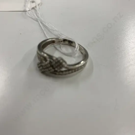 Sterling Silver Ladies Ring Marked 925