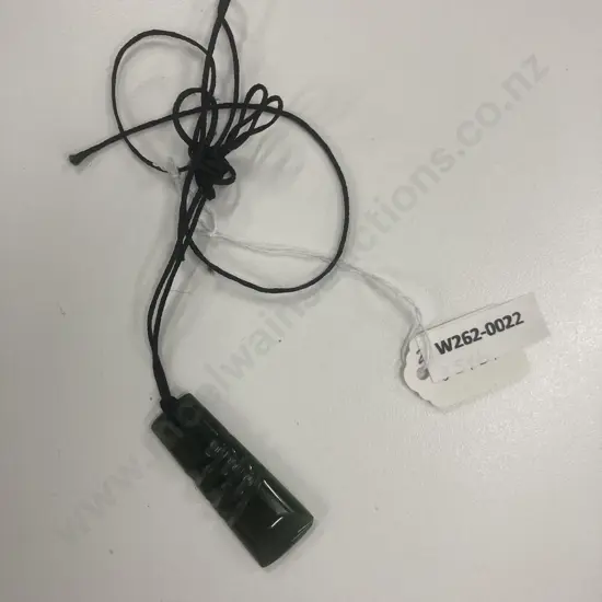 Greenstone Pendant 45 x 20mm