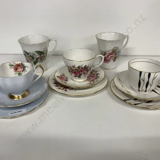 Trios x3 Including Royal Grafton Queen Anne, Duchess With Regency Coffee Mugs x2