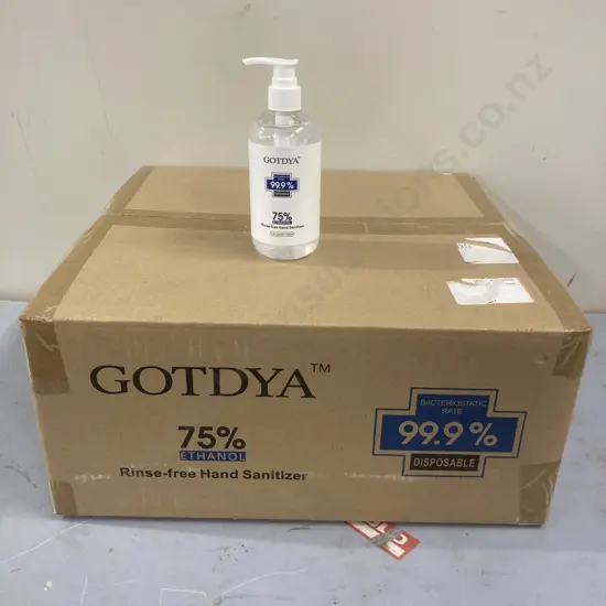 Box of 36 x 300mls Gotdya Rinse-Free Hand Sanitizer