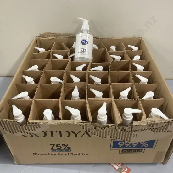 Box of 30 x 300mls Gotdya Rinse-Free Hand Sanitizer