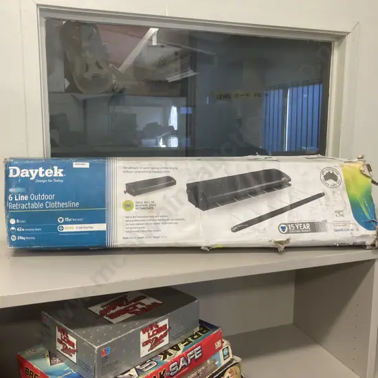 Daytek 6 Line Outdoor Retractable Clothesline, MK2