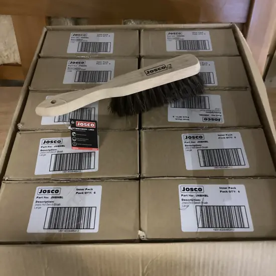 Box of 10 Boxes of 6 x Josco Hot Bench Brushes
