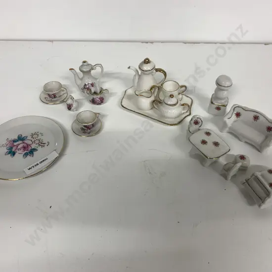 Assortment Of Miniature China Items