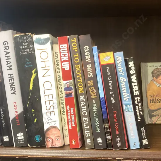 Lot of Books, McCaw, Henry, Buck, Cleese, How To Drive A Tank, The Husband How It Works Ladybird Book Etc