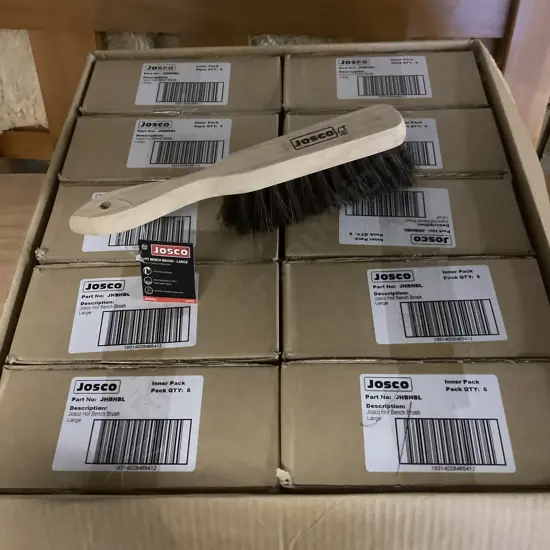 Box of 10 Boxes of 6 x Josco Hot Bench Brushes