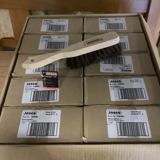 Box of 10 Boxes of 6 x Josco Hot Bench Brushes