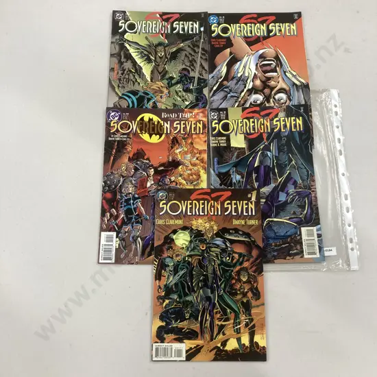 DC Comic Books Sovereign Seven #1 to #4, #10