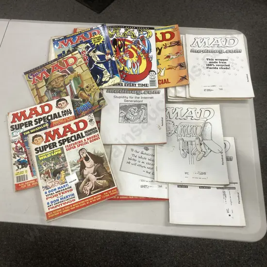 Lot of 27 Mad Magazine Specials Etc, Issues Assorted 14 to 412, Spy VS Spy Etc