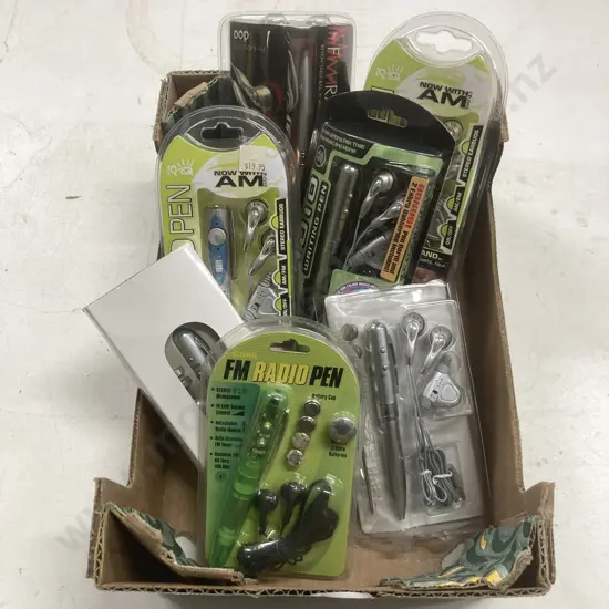 Box Lot NIB Assorted Pen radios