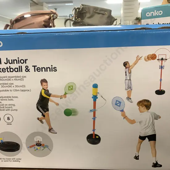 New Anko 2n1 Junior Basket Ball & Tennis 