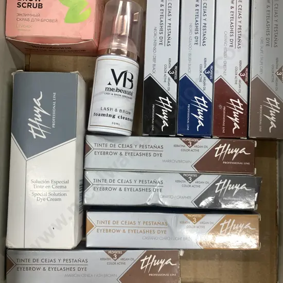 Assorted Beauty Items Including Enzyme Brow Scrub, Thuya Tint Products Etc