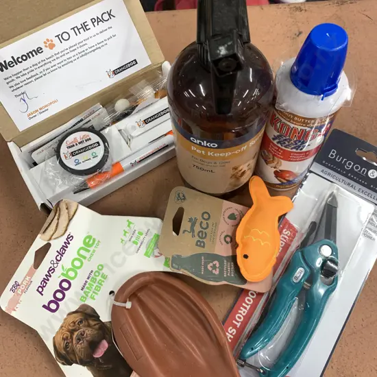 Burgon & Ball Agricultural Shears, Anko Pet Spray, Paws And Chew Toy Etc