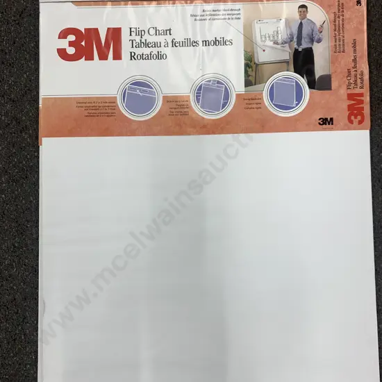 3m Flip Charts x2 76cm x 63cm