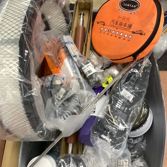 Assorted Sundries Including Tow Rope, Mechanics Scrub, Cutting Compound Etc