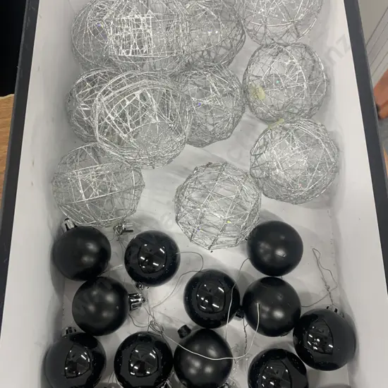 Assortment Of Christmas Baubles